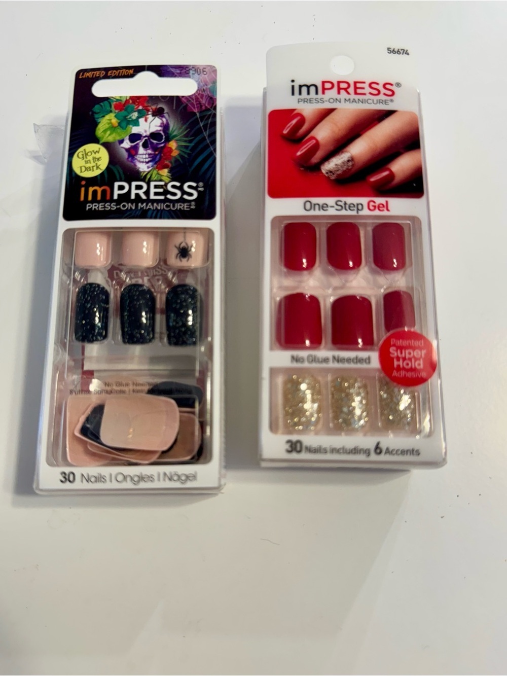 imPRESS One-Step Gel Press-On Manicure - two sets